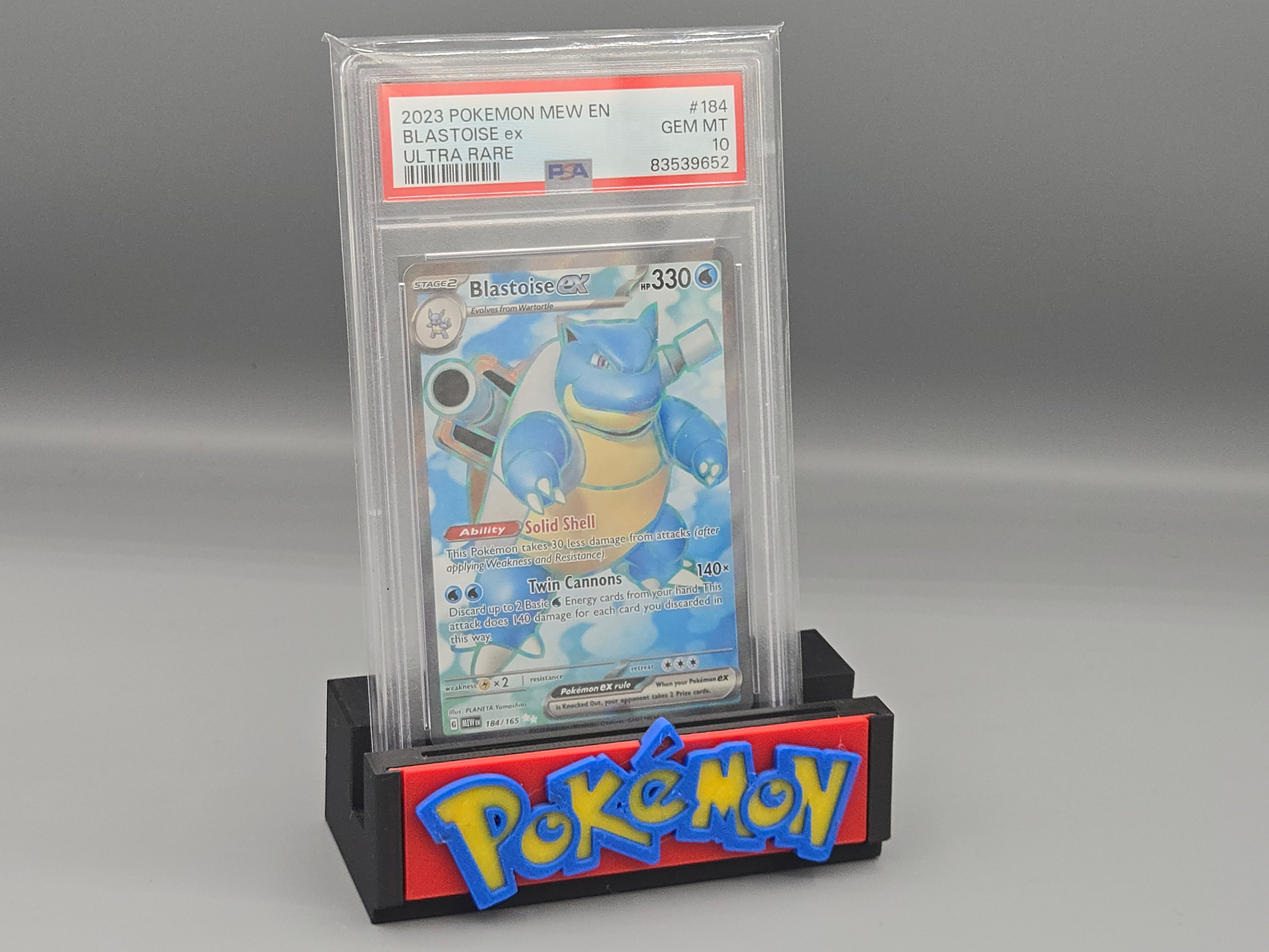 Pokemon Graded Card Stand - Classic