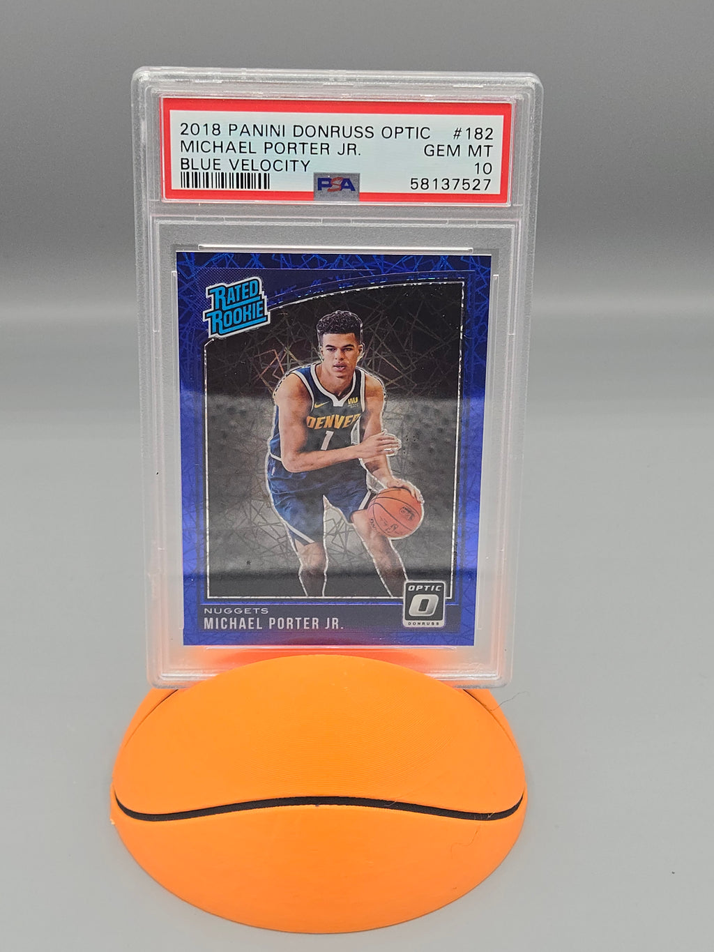 Graded Basketball Card Display Stand